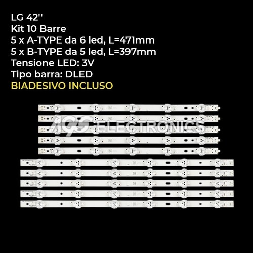 Kit barres bande - kit, lg