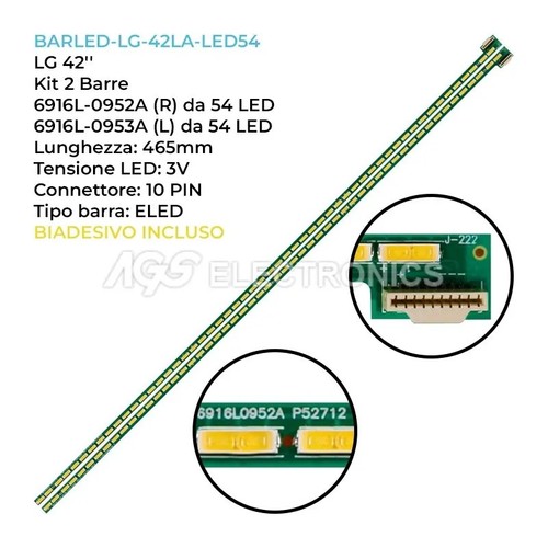 Kit led leisten lg - kit, tv
